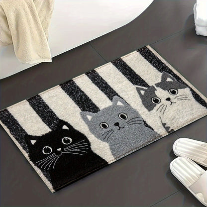 Cartoon Cat Carpet Decor