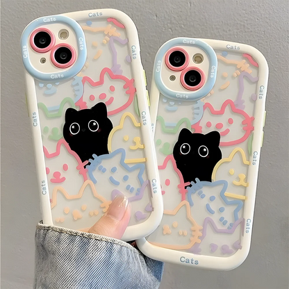 Colorful Cat iPhone Case