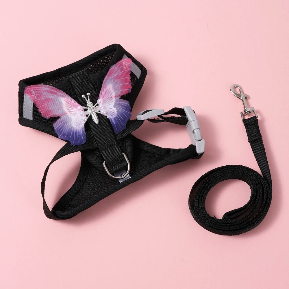 Butterfly Cat Harness Set