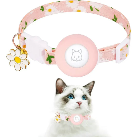 Airtag Case Cat Collar Kitten with Bell