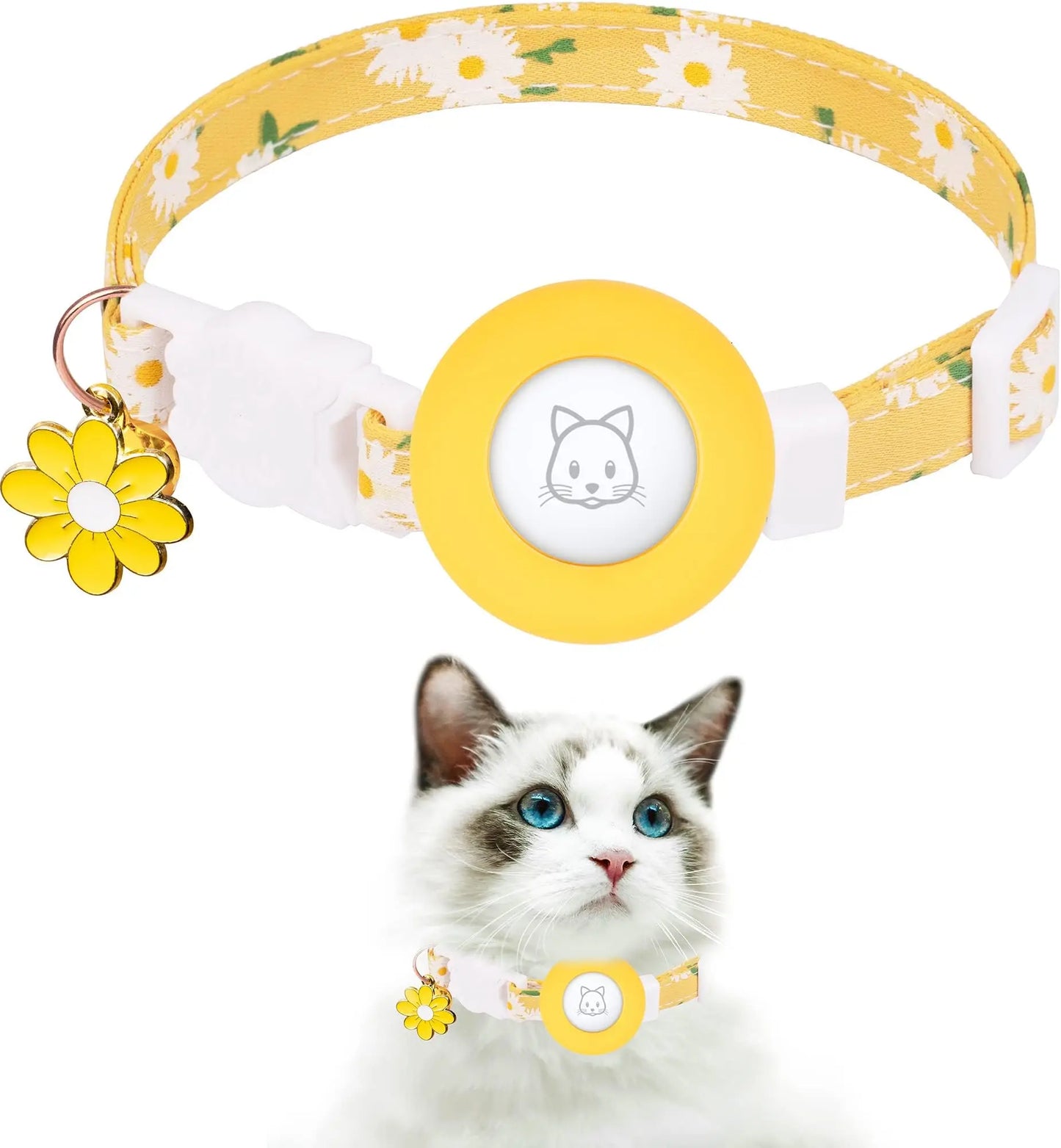 Étui Airtag Collier pour chat Chaton avec clochette
