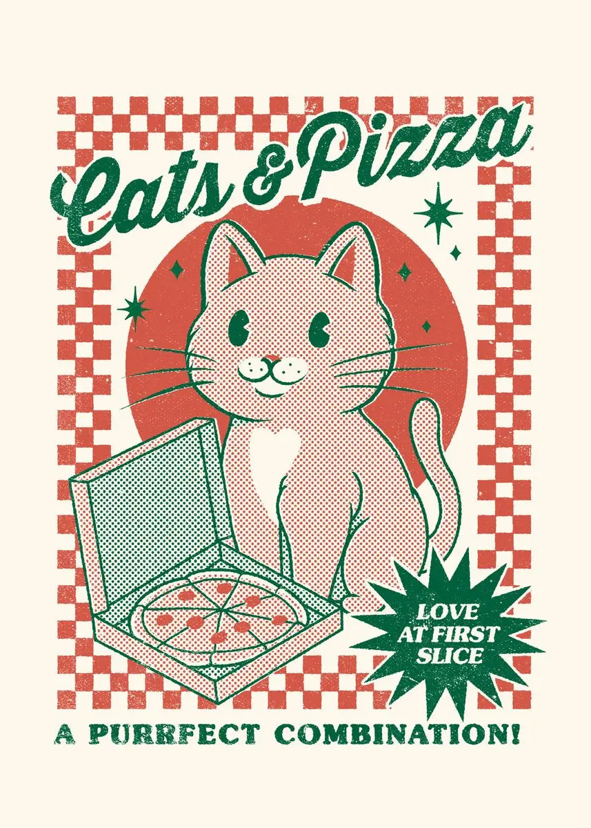 Cat Vintage Poster Tarot