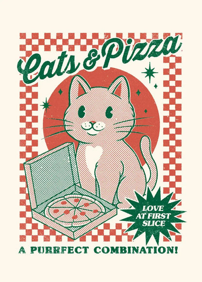 Cat Vintage Poster Tarot