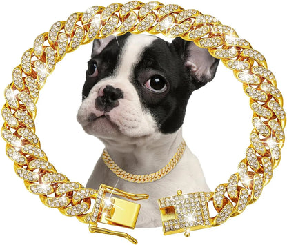Bling Dog Chain Collar
