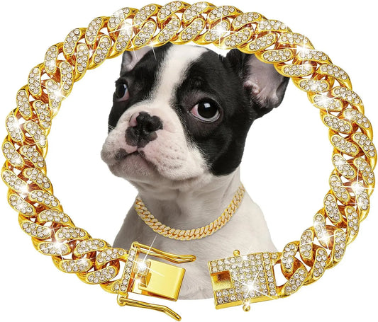 Bling Dog Chain Collar