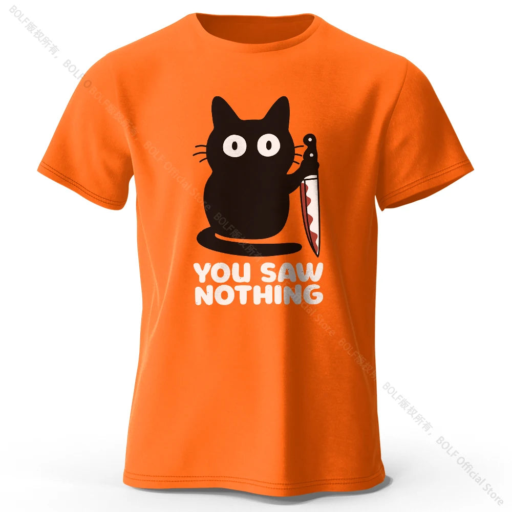 Vous n’avez rien vu chemise de chat