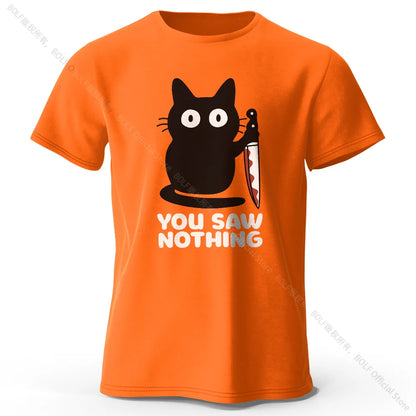Vous n’avez rien vu chemise de chat