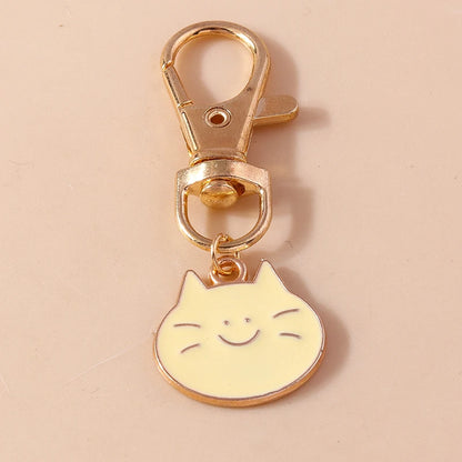 Cute Cartoon Cat Keychain