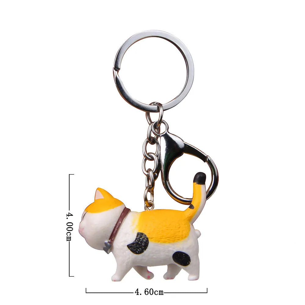 Porte-clés chatons de dessin animé