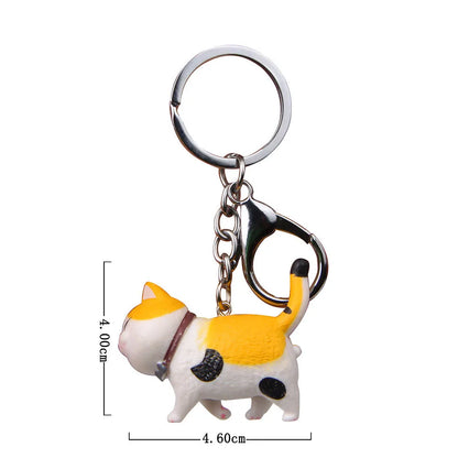Porte-clés chatons de dessin animé