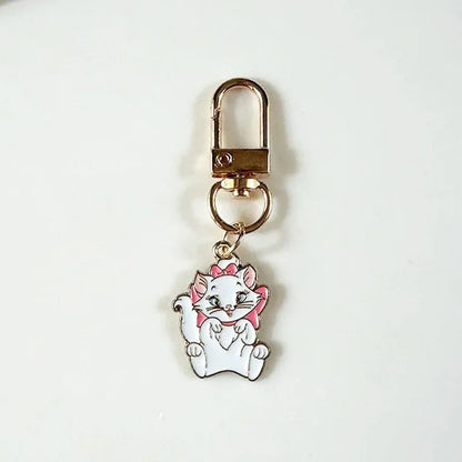 Porte-clés Marie chat de dessin animé