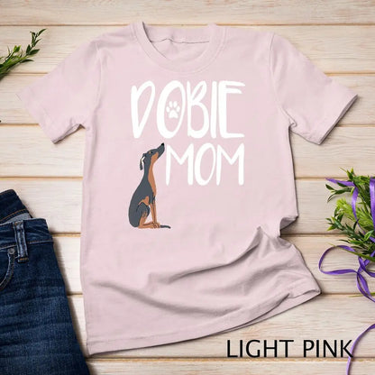 Áo thun Doberman "Dobie Mom"