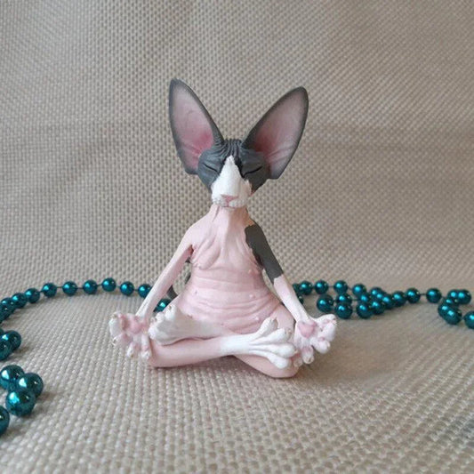 Sphynx Cat Art Sculptures Decor