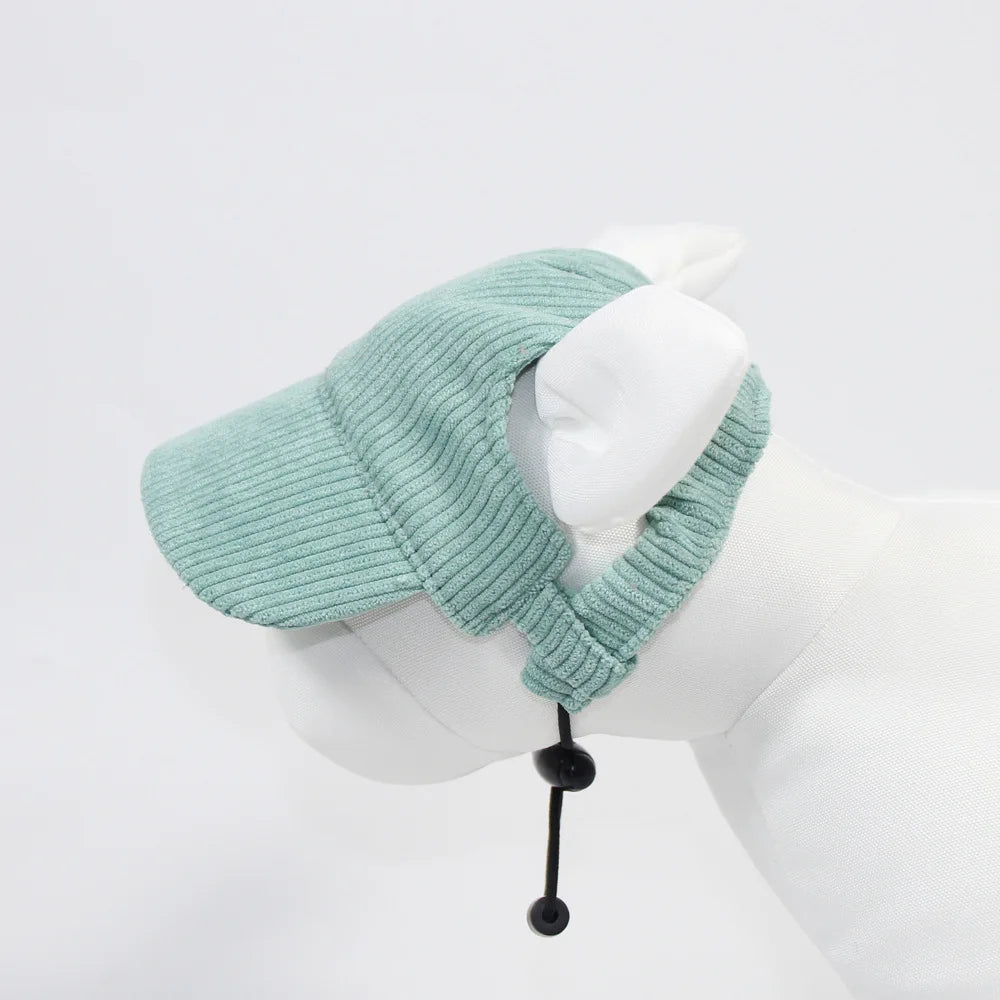 Classic Corduroy Pet Sun Cap