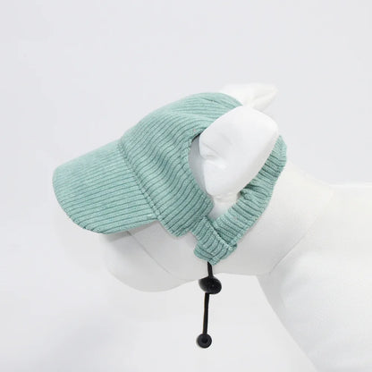 Classic Corduroy Pet Sun Cap