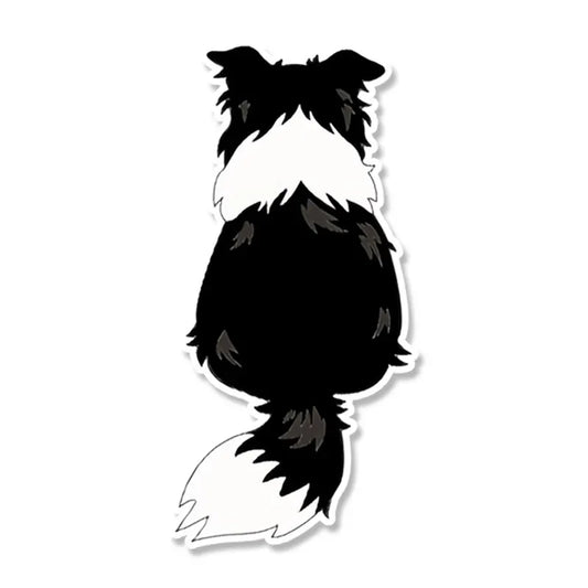 Fluffy Dog Car Sticker