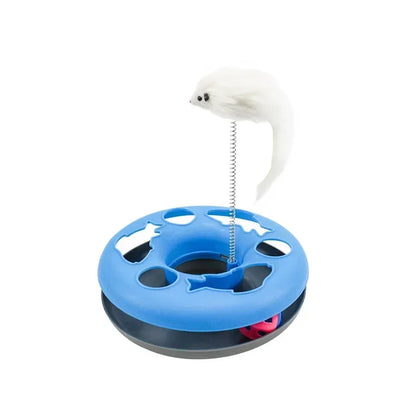 Trilhas interativas para brinquedos para gatos