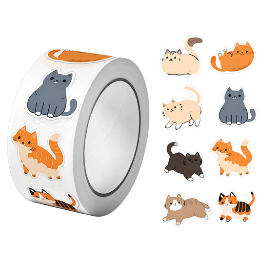 Cute Cat Sticker Roll