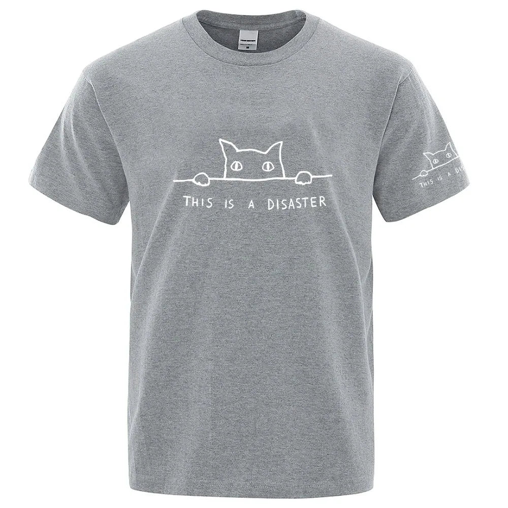 This Is a Disaster Funny Cat Shirt