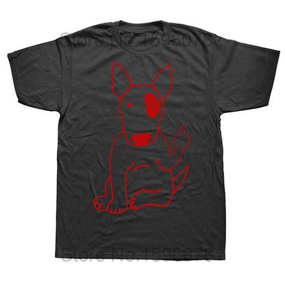 Minimalist Bull Terrier Outline T-Shirt