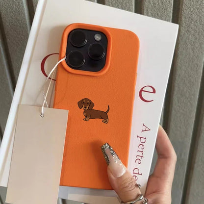เคสโทรศัพท์สุนัขดัชชุนสไตล์มินิมอล