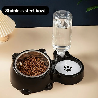 Comedouro para animais de estimação premium e dispensador de água