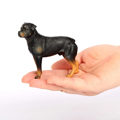 Miniature Rottweiler Figurine