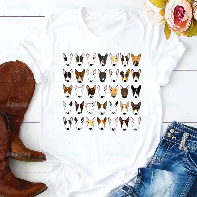 Bull Terrier Artistic Collection T-Shirt