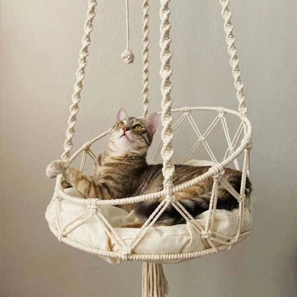 Hand-Woven Kitten Hammock
