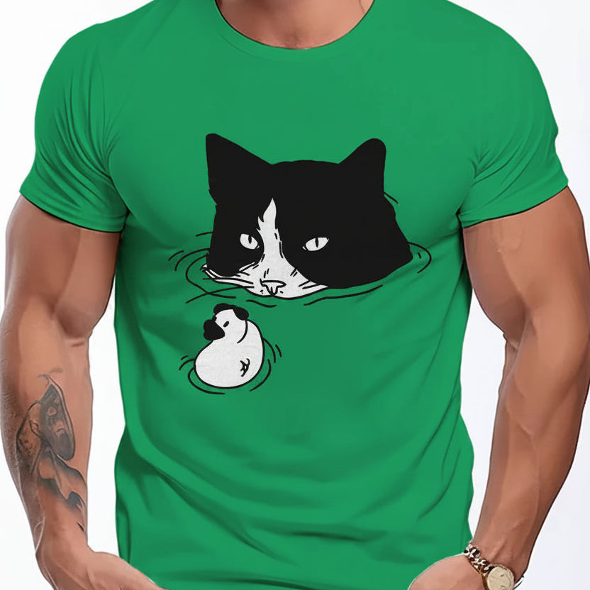 Cat in the Bath Shirt