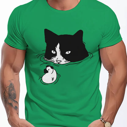 Cat in the Bath Shirt