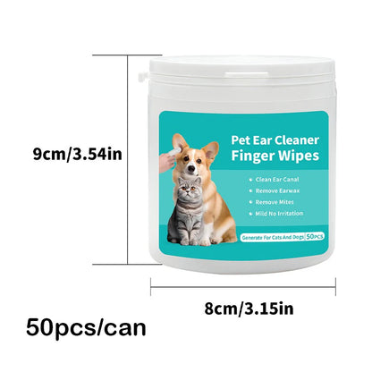 Pet Ear Cleaning Finger Wipes