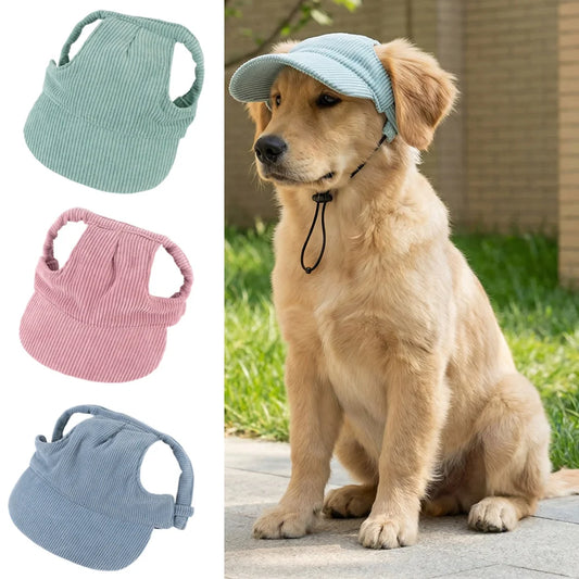 Classic Corduroy Pet Sun Cap
