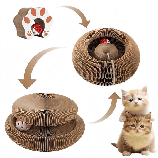 Cat Scratcher with Bell & Catnip