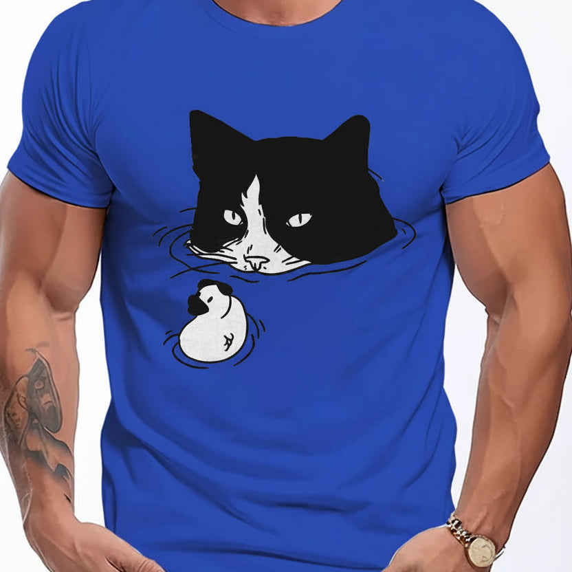 Cat in the Bath Shirt