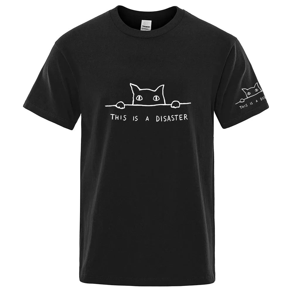 This Is a Disaster Funny Cat Shirt