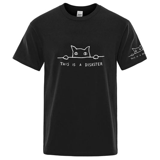 This Is a Disaster Funny Cat Shirt