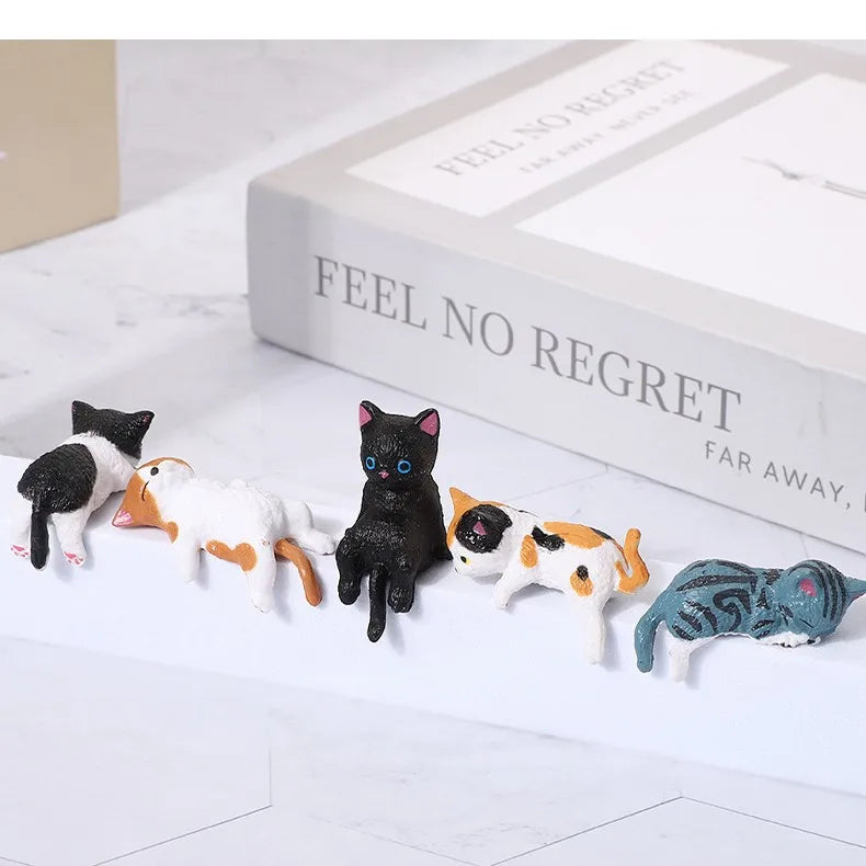 5-Pack Cute Cat Decoration