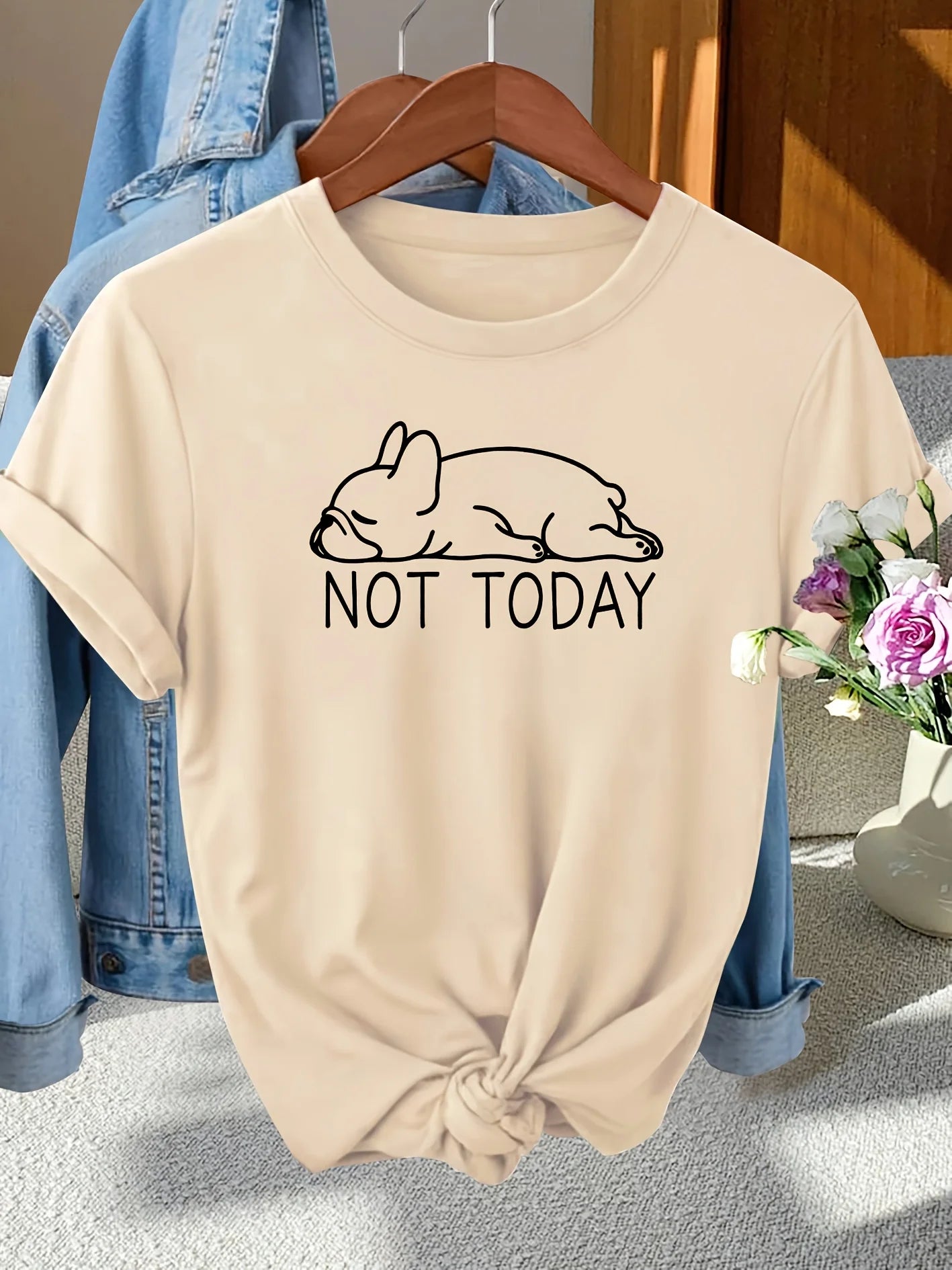 French Bulldog “Not Today” T-Shirt