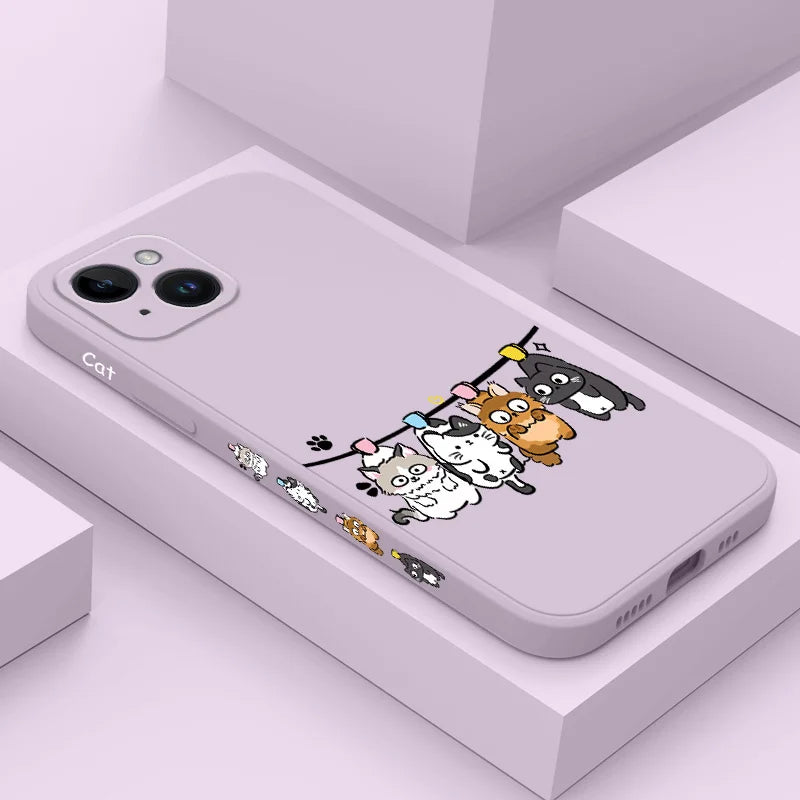 Silicone Cat iPhone Case