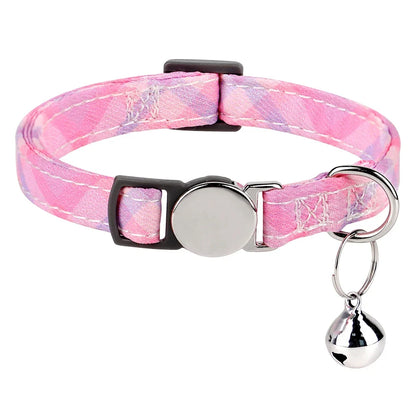 Floral Cat Collar with Bell