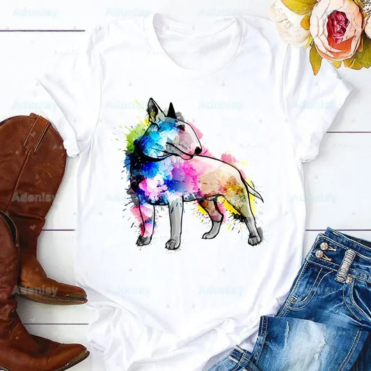 Bull Terrier Artistic Collection T-Shirt