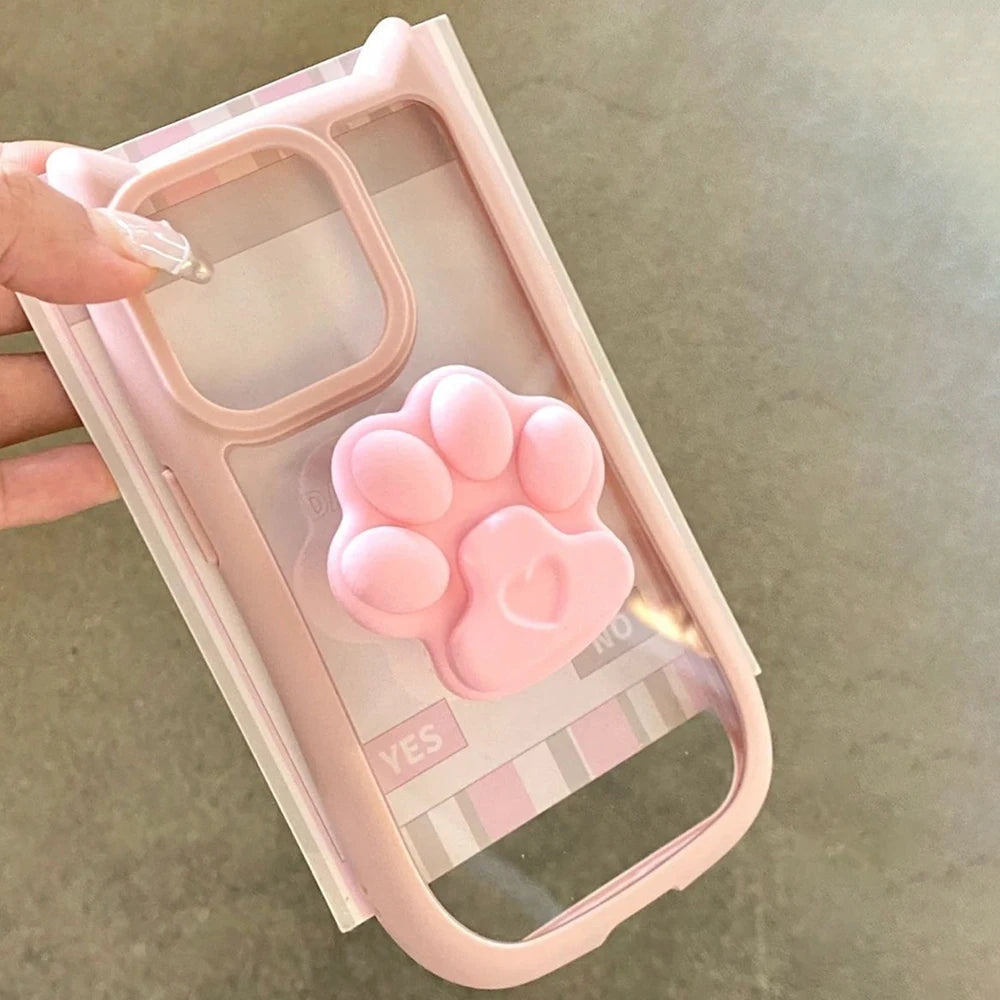 Cute 3D Cat Ear iPhone Case
