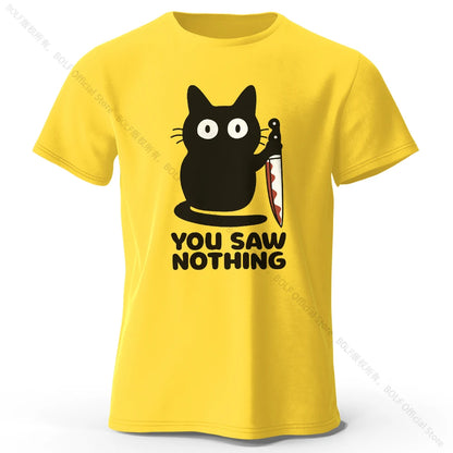 Vous n’avez rien vu chemise de chat