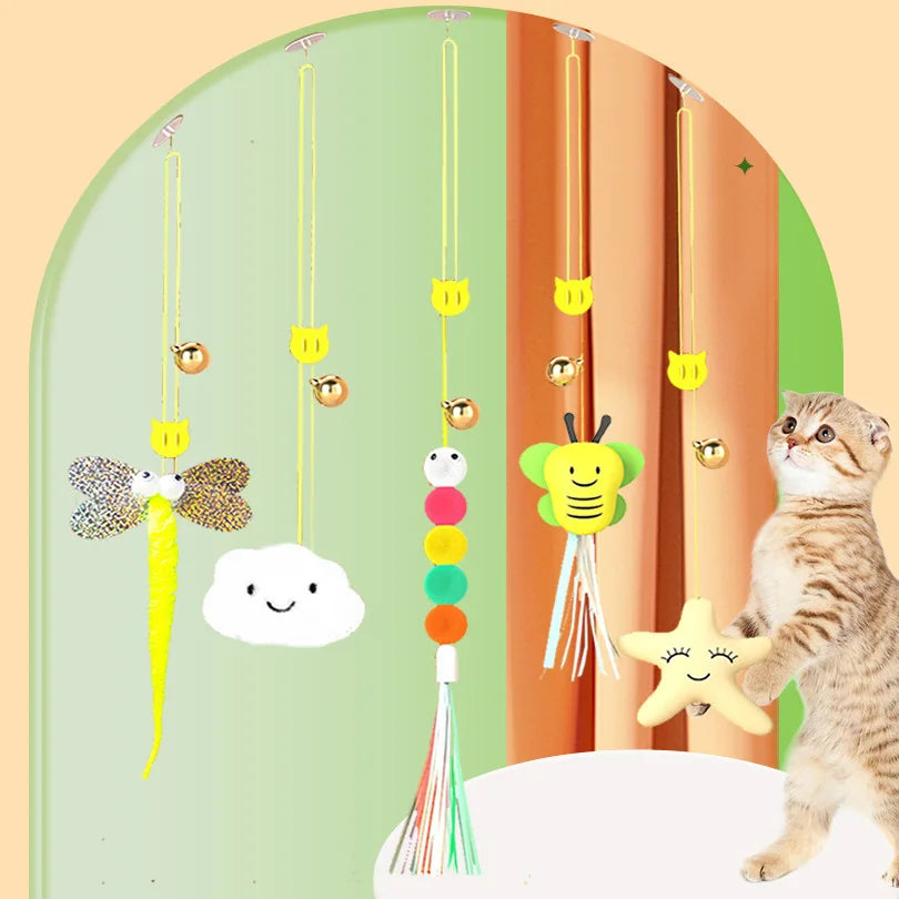 Juguete Divertido Elástico para Gato