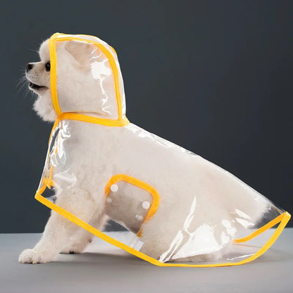 Clear Shield Waterproof Dog Rain Cape