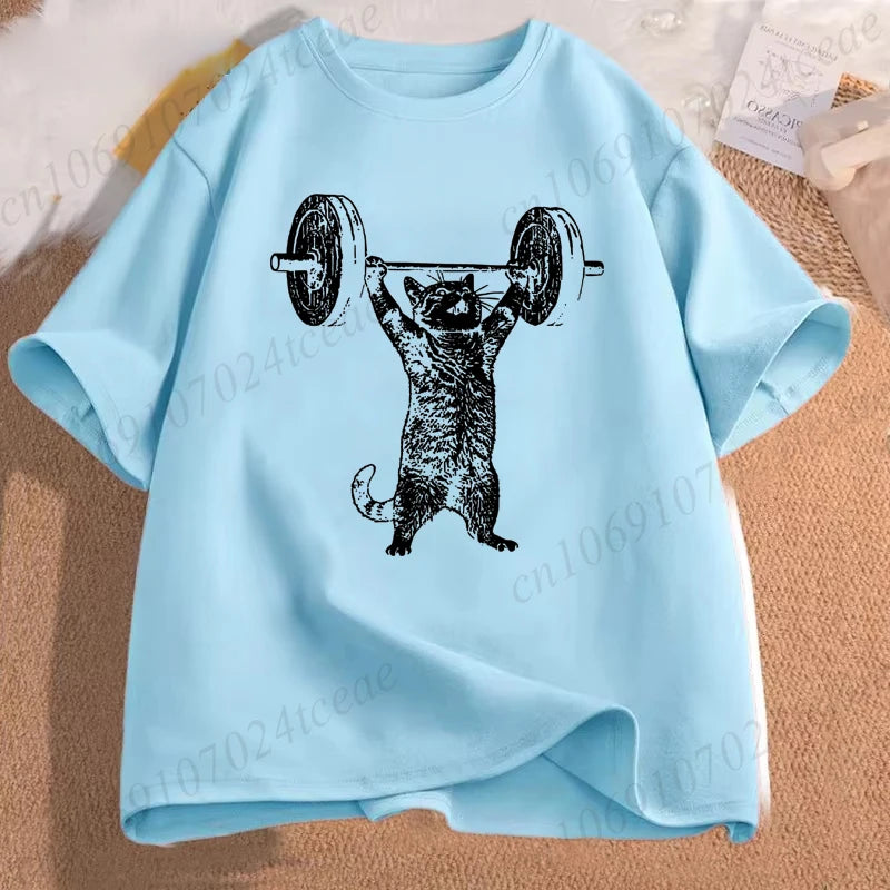 Gym Cat Humor Shirt