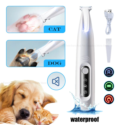 Quiet Waterproof Pet Grooming Clipper