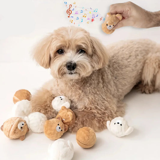 Dumpling Dog & Cat Plush Toy