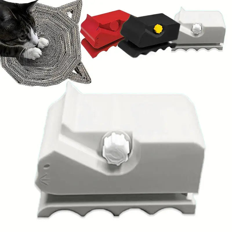 Cortador de cartón con forma de gato